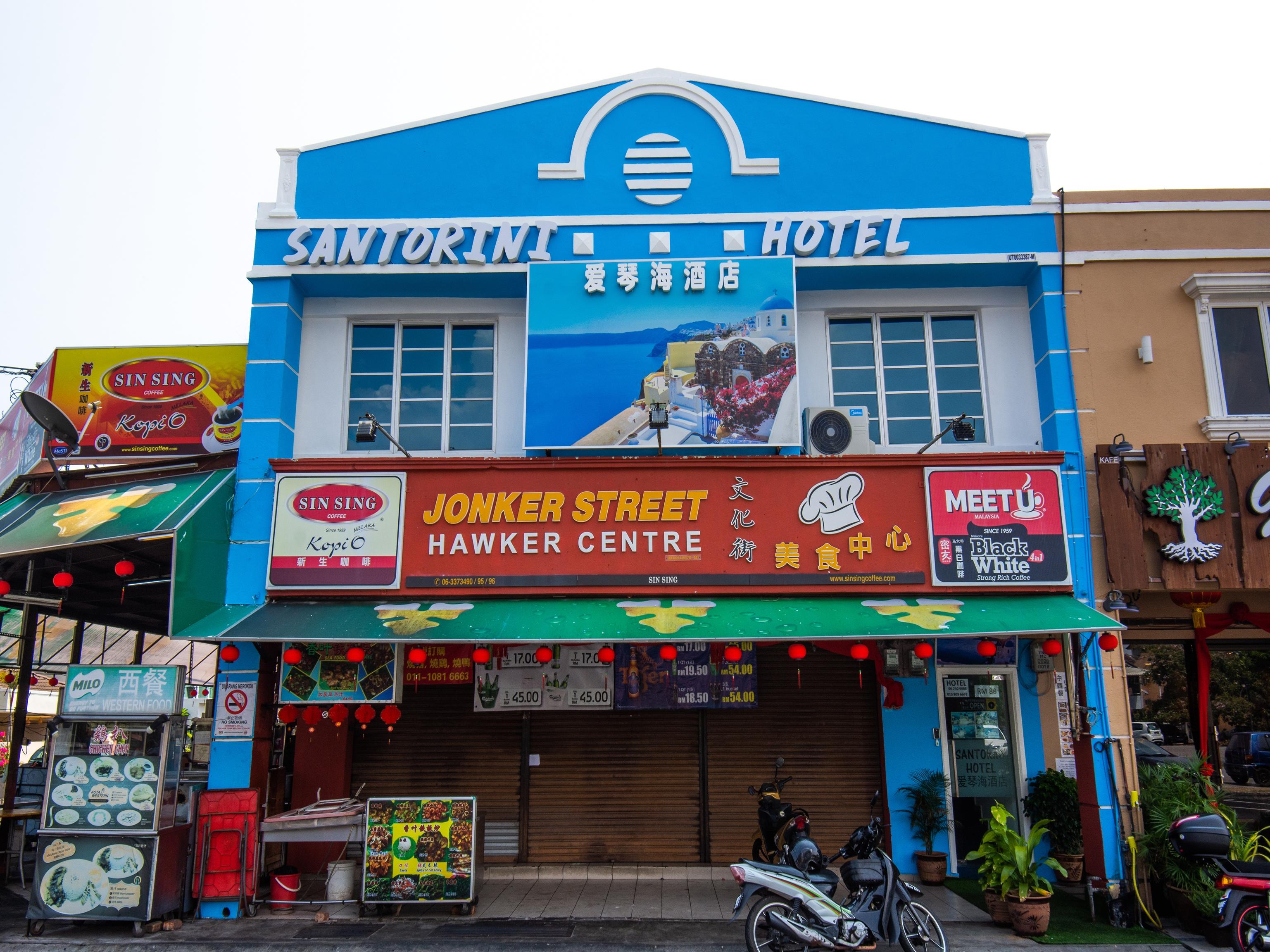 Santorini Hotel Melaka Exterior foto